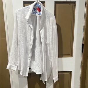 White Button-Up Shirt